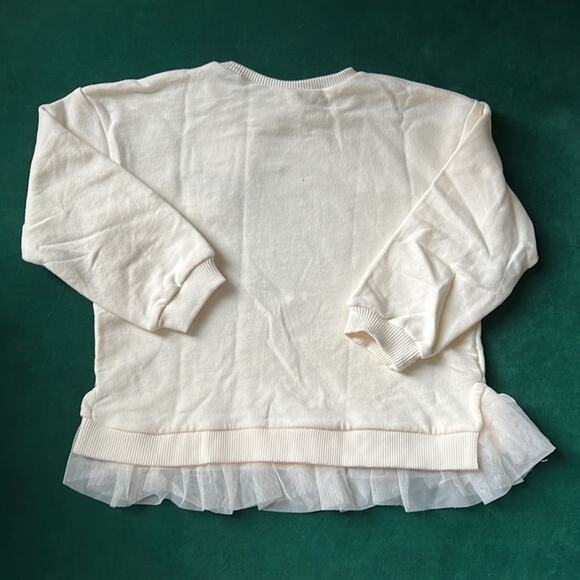 Zara | Ruffle Trim Sweatshirt - Picture 3 of 4